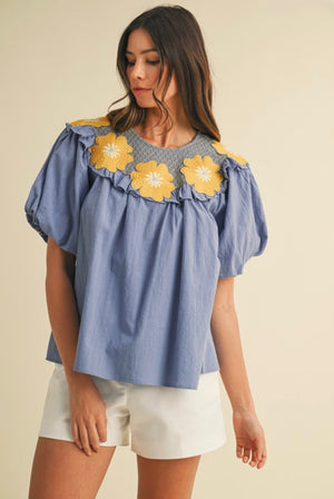 Marigold Blouse 40% off with code Summer2025