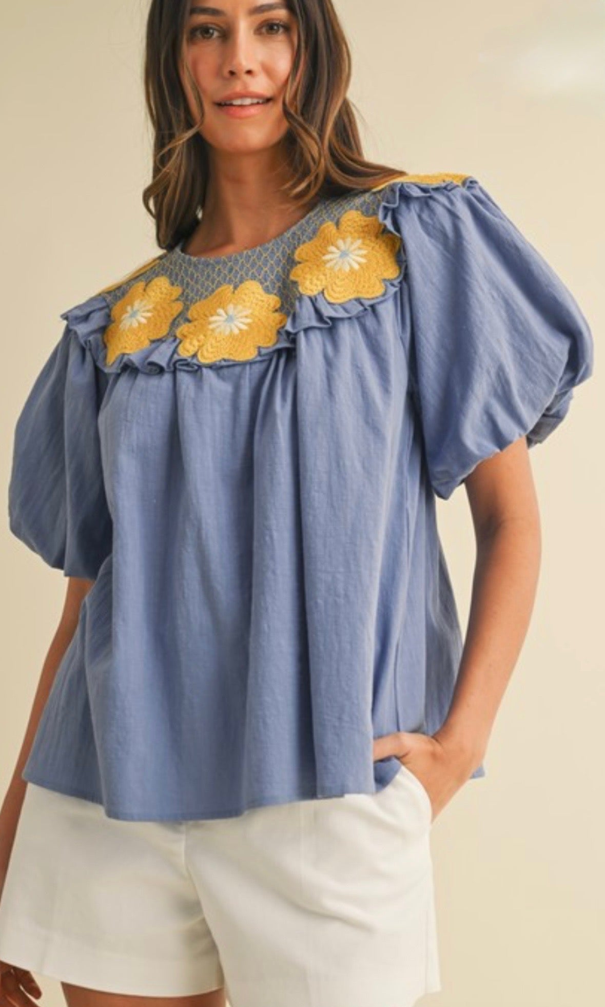 Marigold Blouse 40% off with code Summer2025