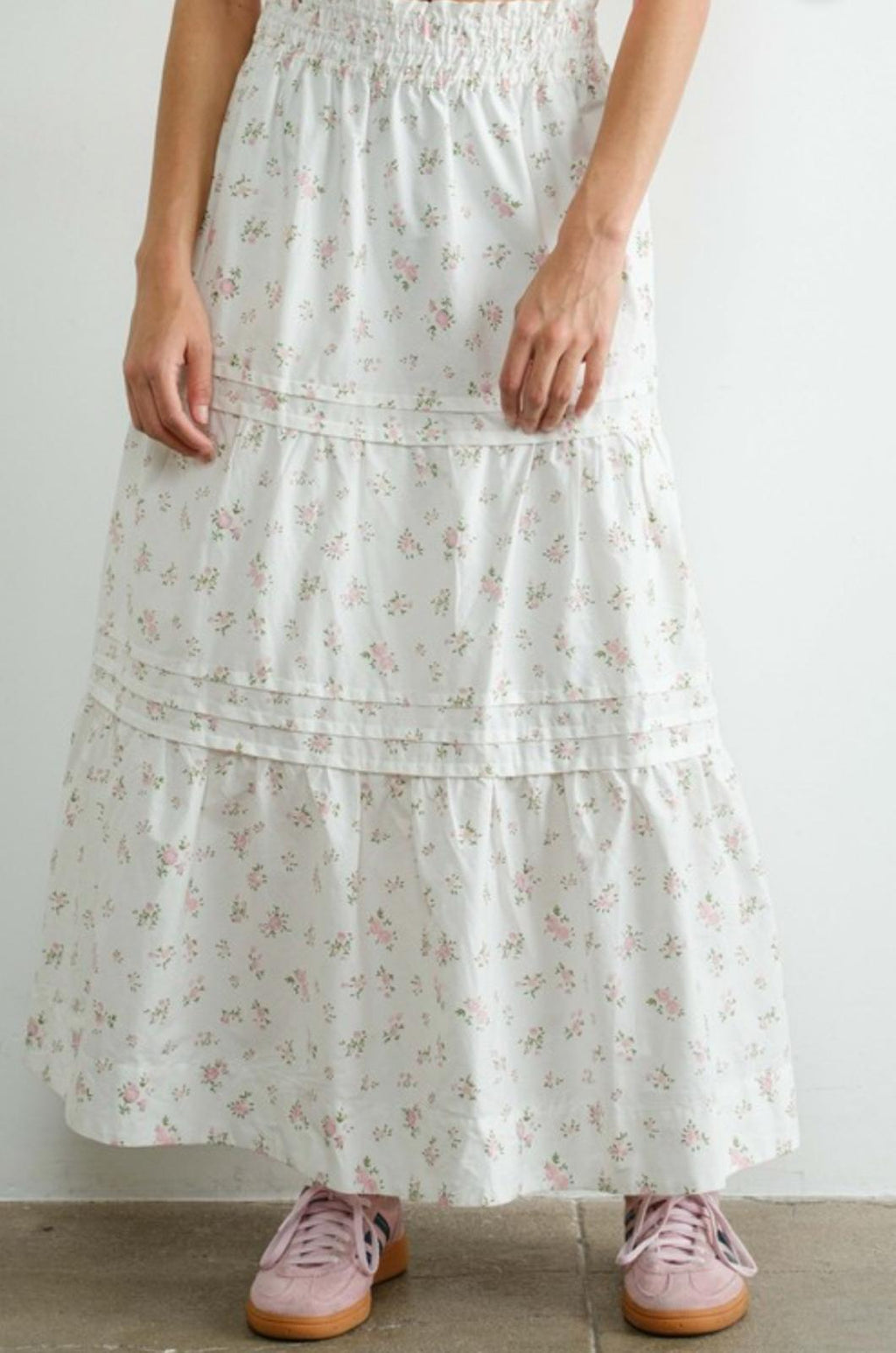 Blush Meadow Maxi Skirt Use code SUMMER25 for 40% OFF