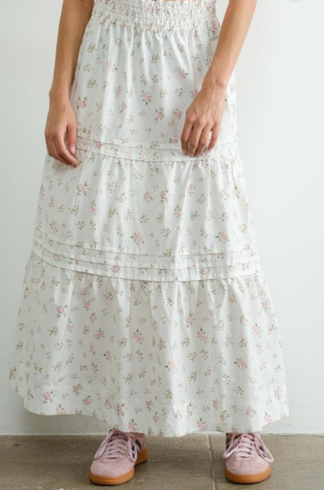 Blush Meadow Maxi Skirt Use code SUMMER25 for 40% OFF