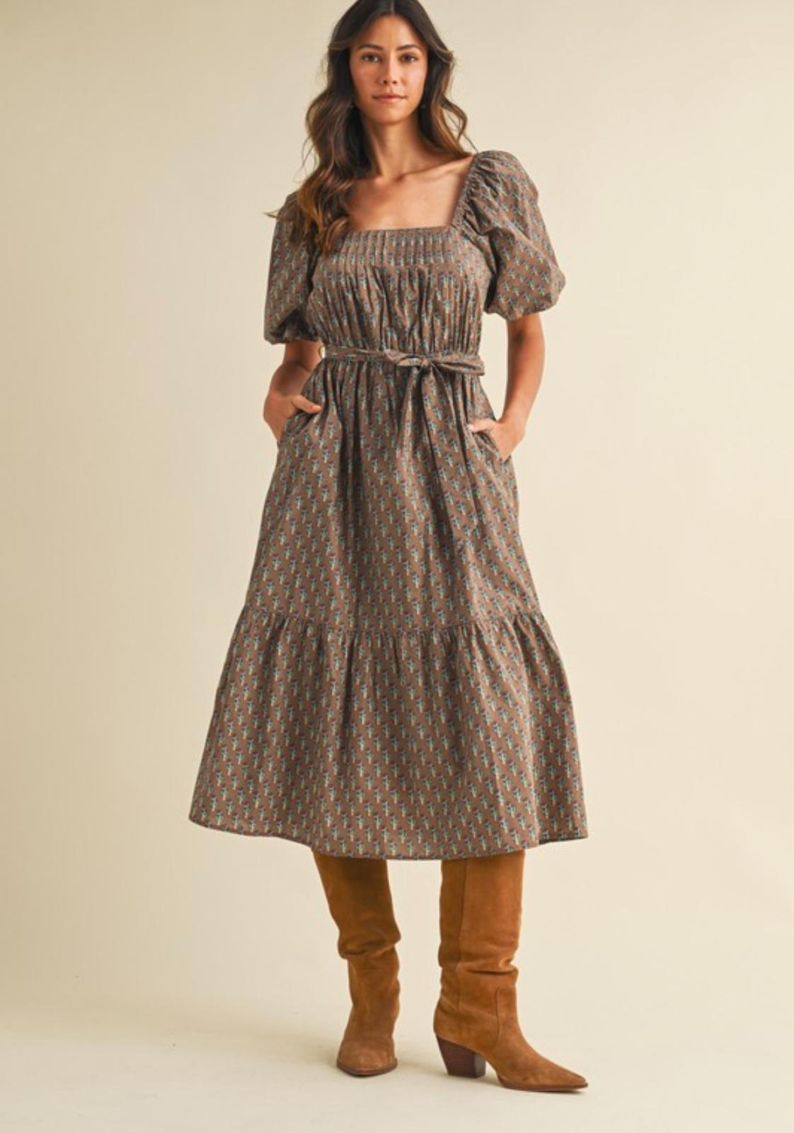 Mocha Midi Dress