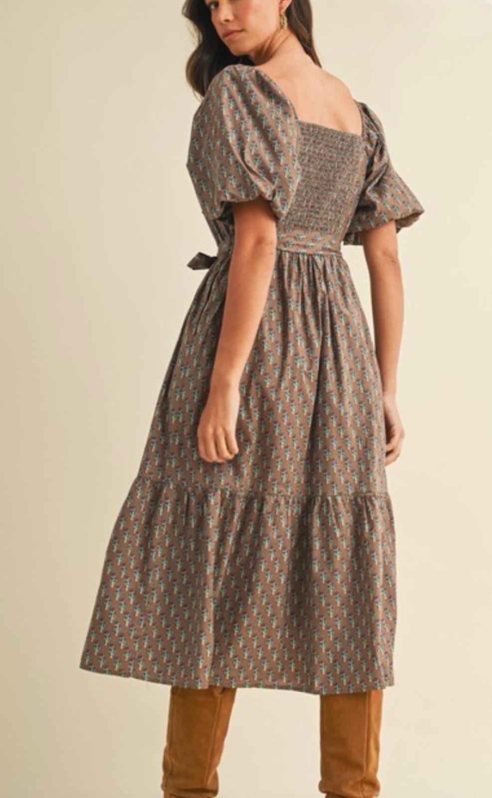 Mocha Midi Dress