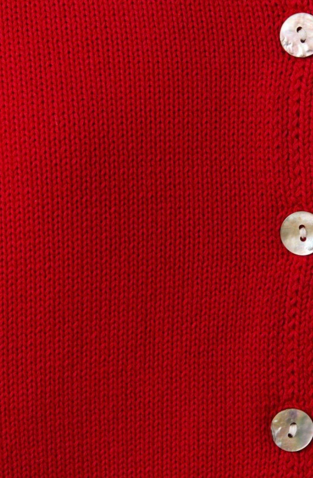 Cherry Cotton Knit Cardigan