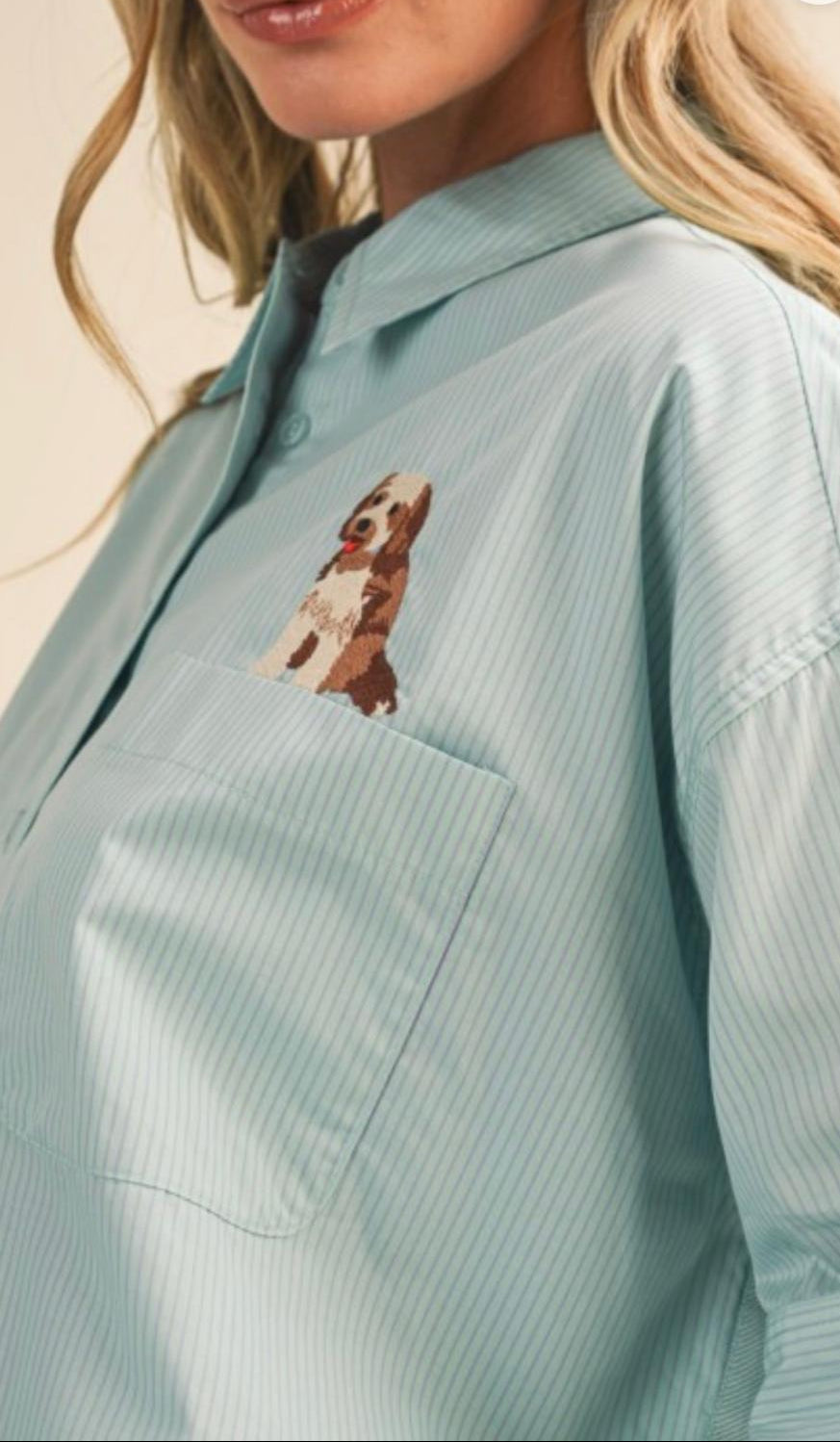 The Puppy Love Button Up