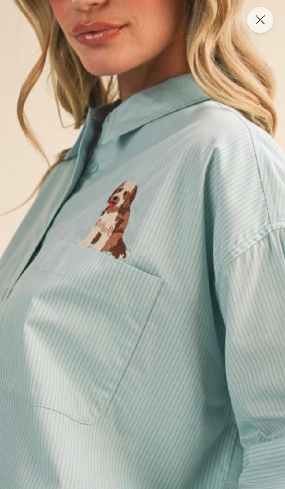 The Puppy Love Button Up